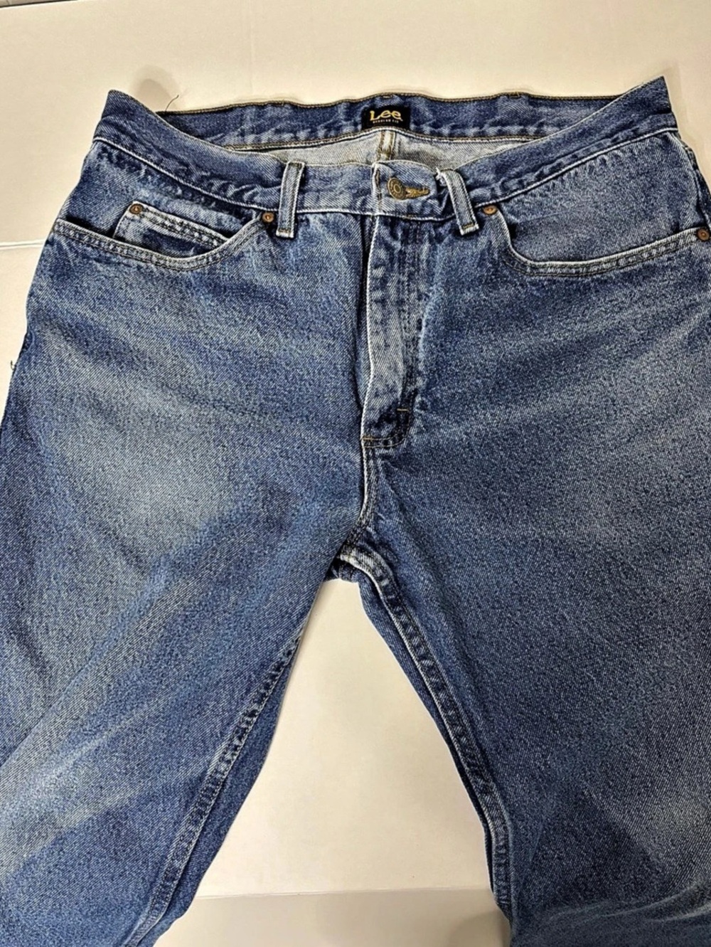 Lee Men's Slim Jeans Blue Waist 36 X 32